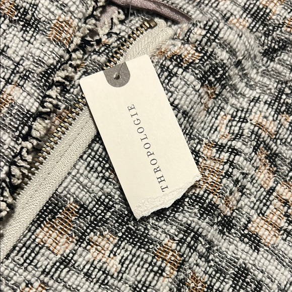 Dolan by Anthropologie Gray, White, Beige Knit Cardigan / Blazer Jacket size XS - Picture 5 of 16